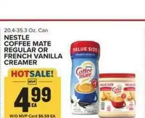 Food Lion Nestle Coffee Mate Regular Or French Vanilla Creamer offer