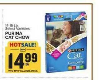 Food Lion Purina Cat Chow offer