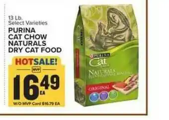 Food Lion Purina Cat Chow Naturals Dry Cat Food offer