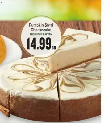 Lowes Foods Pumpkin Swirl Cheesecake offer