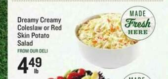 Lowes Foods Dreamy Creamy Coleslaw Or Red Skin Potato Salad offer
