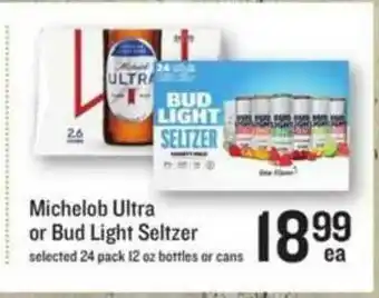 Lowes Foods Michelob Ultra Or Bud Light Seltzer offer