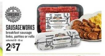 Lowes Foods Sausageworks Breakfast Sausage Links, Patties Or Rolls offer