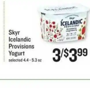 Lowes Foods Skyr Icelandic Provisions Yogurt offer
