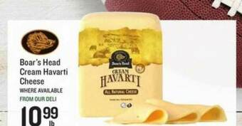 Lowes Foods Boar's Head Cream Havarti Cheese offer