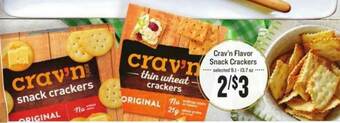 Lowes Foods Crav'n Flavor Snack Crackers offer