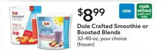 Publix Dole Crafted Smoothie Or Boosted Blends offer