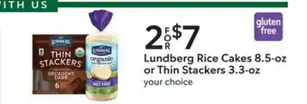 Publix Lundberg Rice Cakes Or Thin Stackers offer