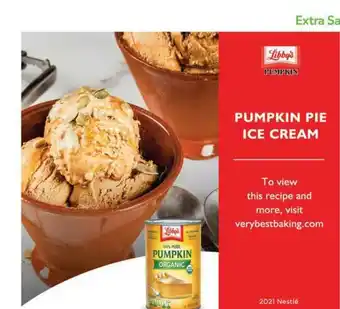 Publix Pumpkin Pie Ice Cream offer