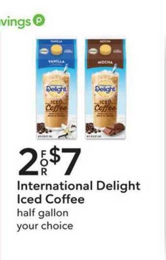 Publix International Delight Iced Coffee offer