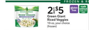 Publix Green Giant Riced Veggies offer