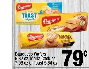 Super King Markets Bauducco Wafers 5.82 Oz, Maria Cookies 7.06 Oz Or Toast 5.64 Oz offer