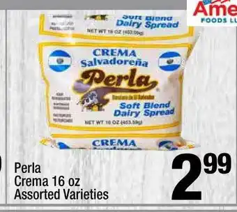 Super King Markets Perla Crema 16 Oz offer