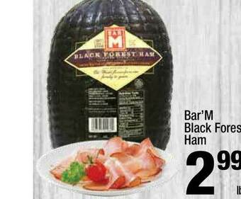 Super King Markets Bar'm Black Forest Ham offer