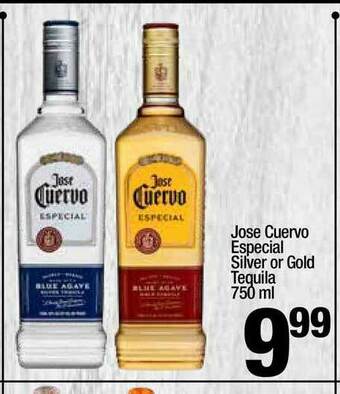 Super King Markets Jose Cuervo Especial Silver Or Gold Tequila 750 Ml offer