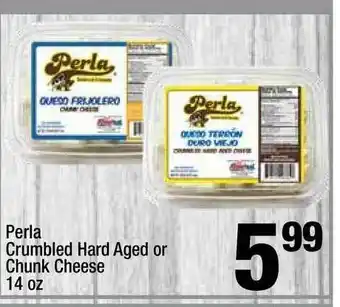 Super King Markets Perla Crumbled Hard Aged Or Chunk Cheese 14 Oz offer