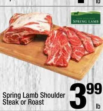 Super King Markets Spring Lamb Shoulder Steak Or Roast offer
