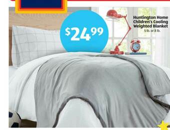 Aldi Huntington Home Children's Cooling Weighted Blanket offer