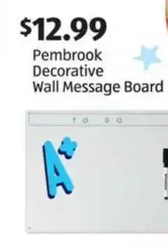 Aldi Pembrook Decorative Wall Message Board offer