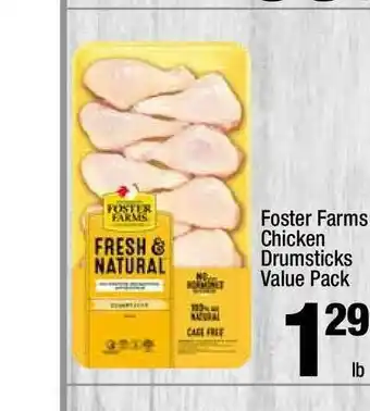 Super King Markets Foster Farms Chicken Drumsticks Value Pack offer