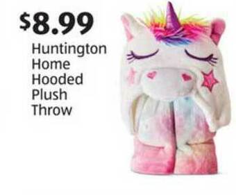 Aldi Huntington Home Hooded Plush Throw offer