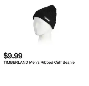 Marshalls Timberland men's ribbed cuff beanie offer
