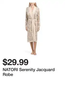 Marshalls Natori serenity jacquard robe offer