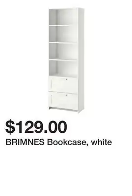 Ikea Brimnes bookcase, white offer