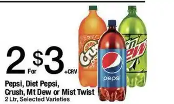 Jons International Pepsi, Crush, Mt Dew offer