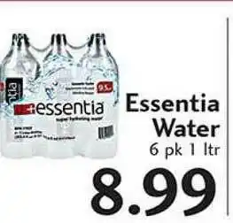 Sunset Foods Essentia Water offer