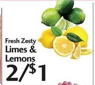 Sunset Foods Fresh Zesty Limes & Lemons offer