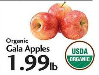 Sunset Foods Organic Gala Apples offer
