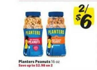 Winn Dixie Planters Peanuts offer