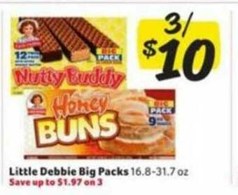 Winn Dixie Little Debbie Big Packs offer