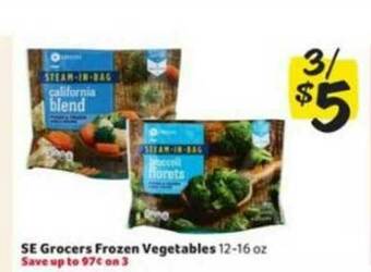 Winn Dixie Se Grocers Frozen Vegetables offer