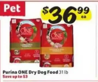 Winn Dixie Purina One Dry Dog Food offer