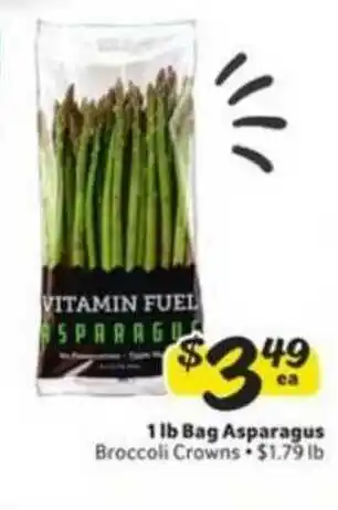 Winn Dixie 1 Lb Bag Asparagus offer