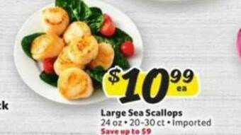 Winn Dixie Large Sea Scallops offer