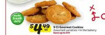 Winn Dixie 9 Ct Gourmet Cookies offer