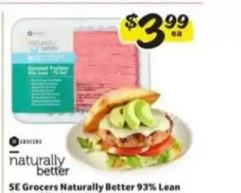 Winn Dixie Se Grocers Naturally Better 93% Lean offer