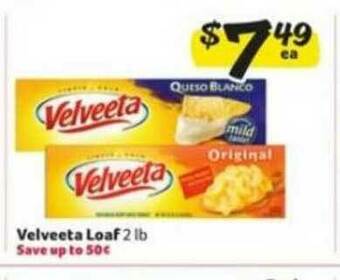 Winn Dixie Velveeta Loaf offer