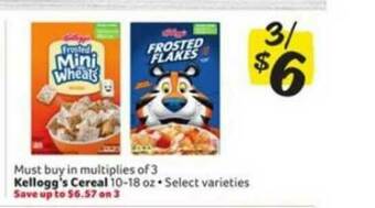 Winn Dixie Kellogg's Cereal offer