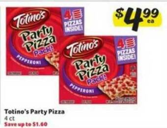 Winn Dixie Totino's Party Pizza offer