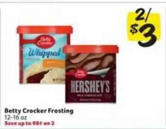 Winn Dixie Betty Crocker Frosting offer