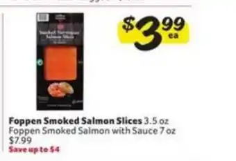 Winn Dixie Foppen Smoked Salmon Slices offer