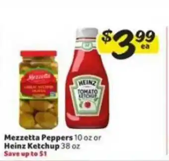 Winn Dixie Mezzetta Peppers Or Heinz Ketchup offer