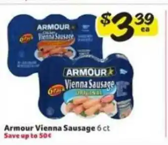 Winn Dixie Aromour Vienna Sausage offer