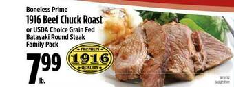 KTA Super Stores 1916 Beef Chuck Roast offer