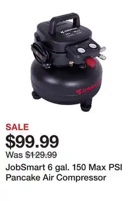 Tractor Supply Company Jobsmart 6 gal. 150 max psi pancake air compressor offer