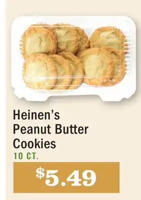 Heinen's Heinen's peanut butter cookies offer